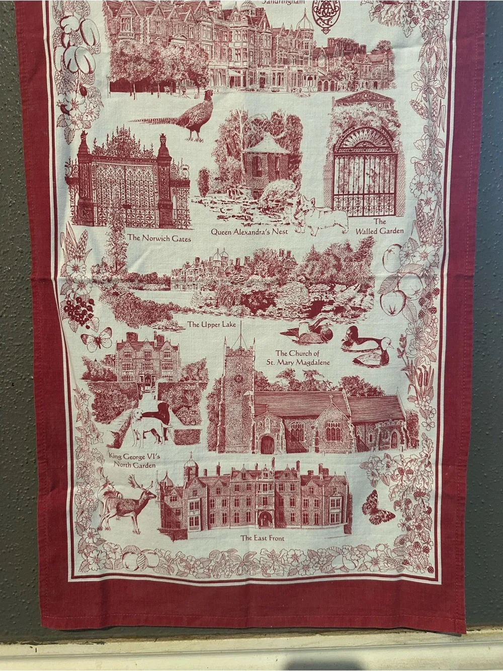 Countryside Art Scenic Tea Towel